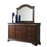 Cameron Cherry Dresser & Mirror Set