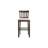 Stone 30" Slat Back Bar Stool Set of 2