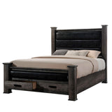 Nathan King Storage Poster Bed