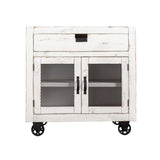 Industrial 2-Door Accent Chest