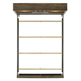 Bailey Queen Bookcase Panel Bed with Bluetooth