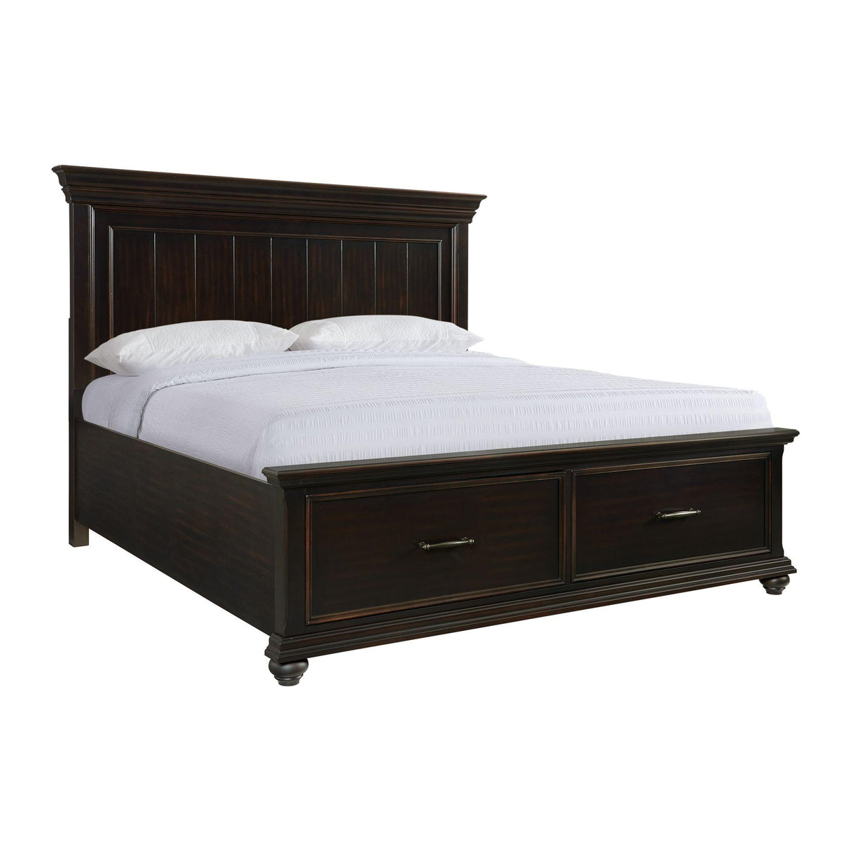 Slater King Platform Storage Bed in Black