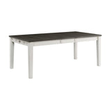 Kayla Two Tone Dining Table with Storage