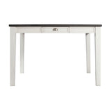 Kayla Two Tone Dining Table with Storage