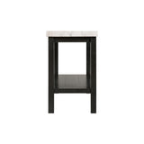 Marcello White Marble Rectangle Sofa Table