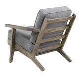 Metro Accent Chair in Slate w/ Antique Legs