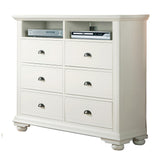 Brookpine White TV Stand