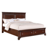 Canton Cherry King Storage Bed
