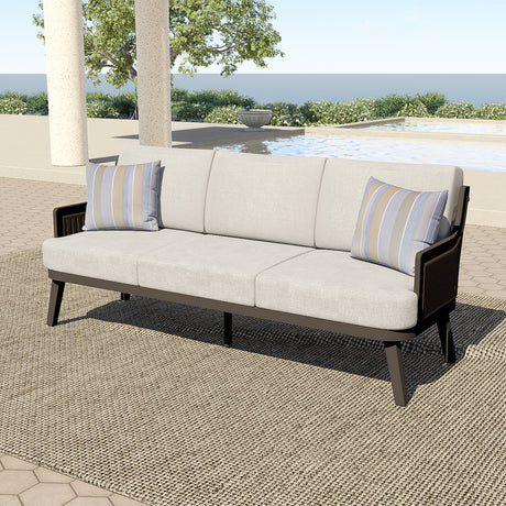 Genova Patio Sofa W/Two Accent Pillows