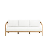 Wesley Patio Sofa, W/ White Cushions