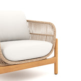 Solstice Rope Club Chair-Linen Beige