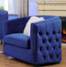 Galaxy Home Afreen Upholstered Chair in Navy GHF-808857722010 image