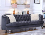 Galaxy Home Afreen Upholstered Sofa in Gray GHF-808857689542