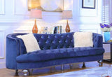 Galaxy Home Afreen Upholstered Sofa in Navy GHF-808857892751