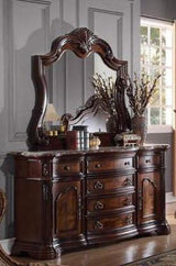 Galaxy Home Bombay 7 Drawer Dresser in Warm Cherry GHF-808857932136