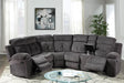 Galaxy Home Boston Reversible Sectional in Black GHF-808857868275 image