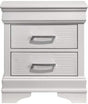 Galaxy Home Brooklyn 2 Drawer Nightstand in White GHF-733569236305 - galleria furniture outlet