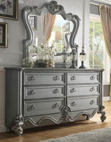 Galaxy Home Destiny 6 Drawer Dresser in Silver GHF-808857982933