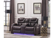 Galaxy Home Lexus Power Reclining Loveseat in Brown GHF-808857855565 - galleria furniture outlet
