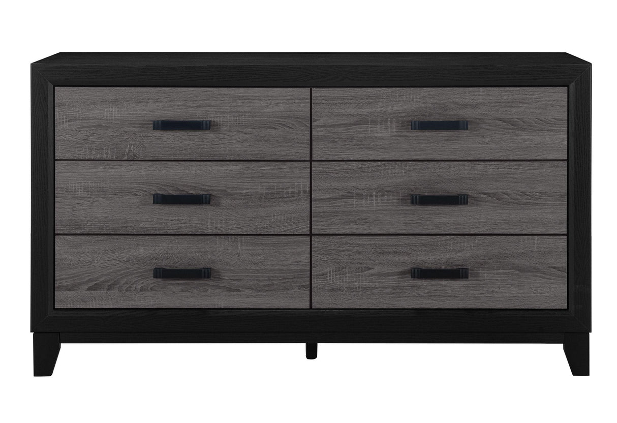 LISBON GREY AND BLACK DRESSER