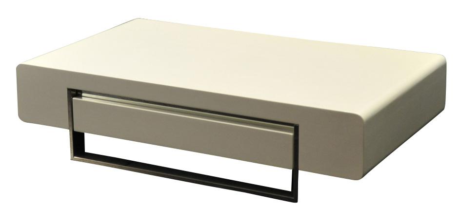 J&M 902A Modern Coffee Table in White