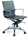 J&M Comfy Low Back Black Office Chair image