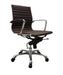 J&M Comfy Low Back Brown Office Chair image