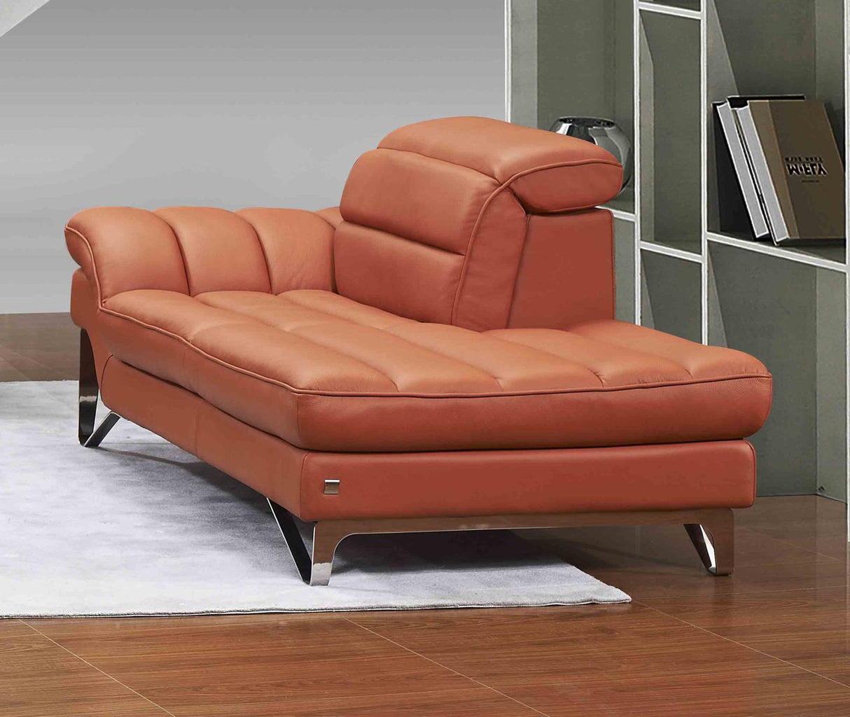 J&M Furniture Astro Lounger in Pumpkin