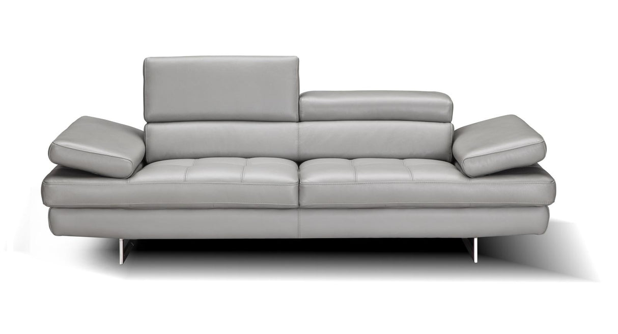 J&M Furniture Aurora Sofa in Light Grey