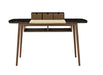 J&M Furniture Dana Modern Office Desk in Walnut Veneer image