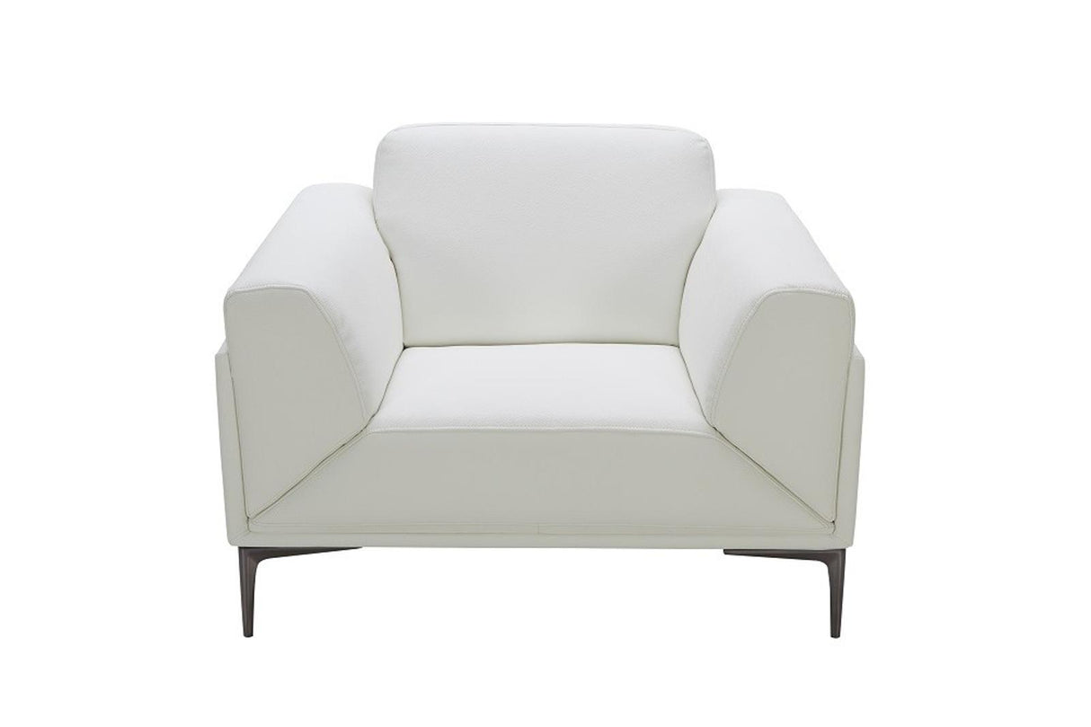 J&M Furniture Davos Chair in White