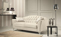 J&M Furniture Divina Loveseat in Butter image