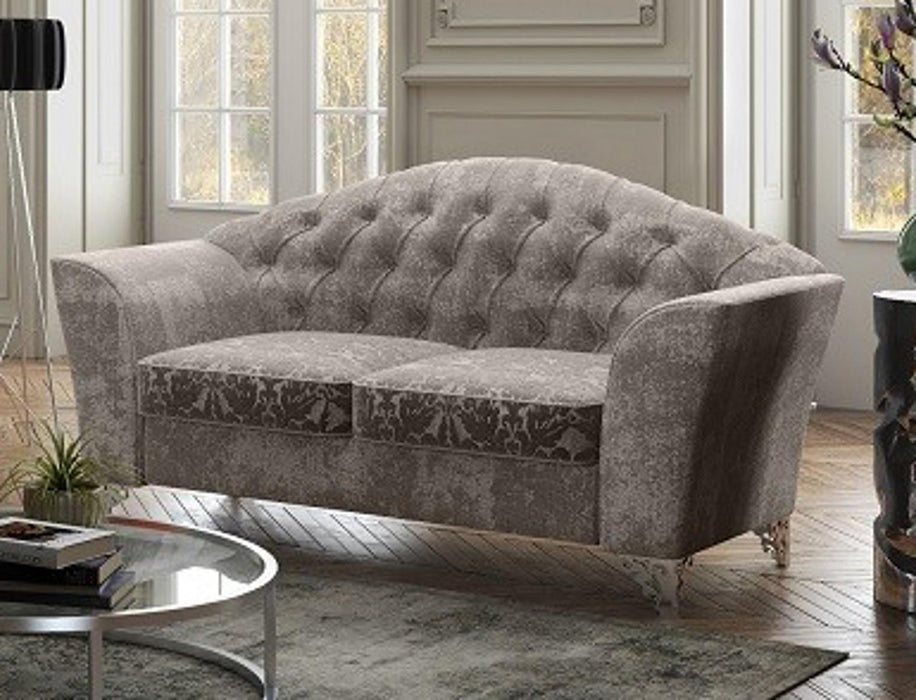 J&M Furniture Divina Loveseat in Taupe image