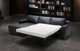 J&M Furniture Elizabeth LHF Chaise Sectional Sleeper in Black image