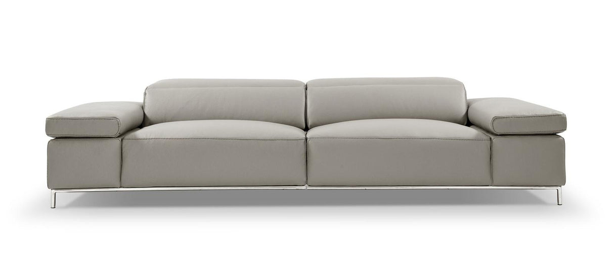 J&M Furniture I800 Sofa in Light Grey