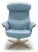 J&M Furniture Karma Chair in Blue image