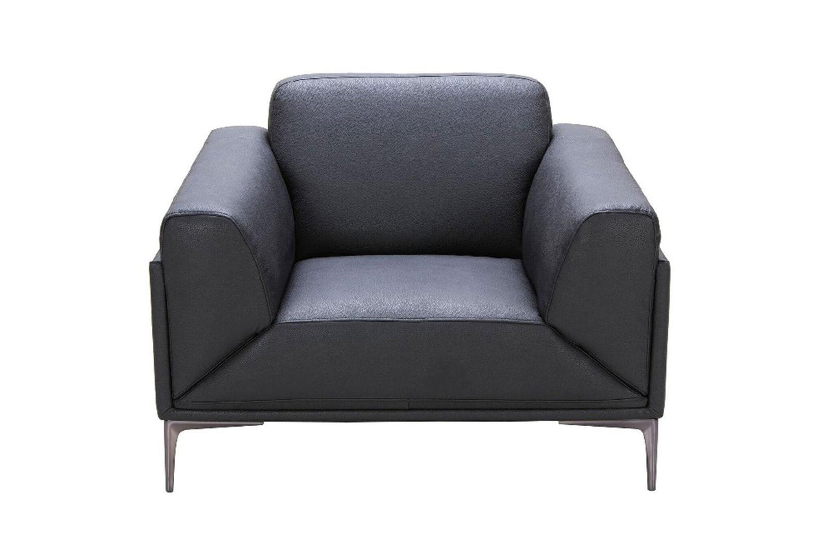 J&M Furniture Knight Chair in Grey