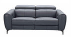 J&M Furniture Lorenzo Loveseat in Blue-Grey image