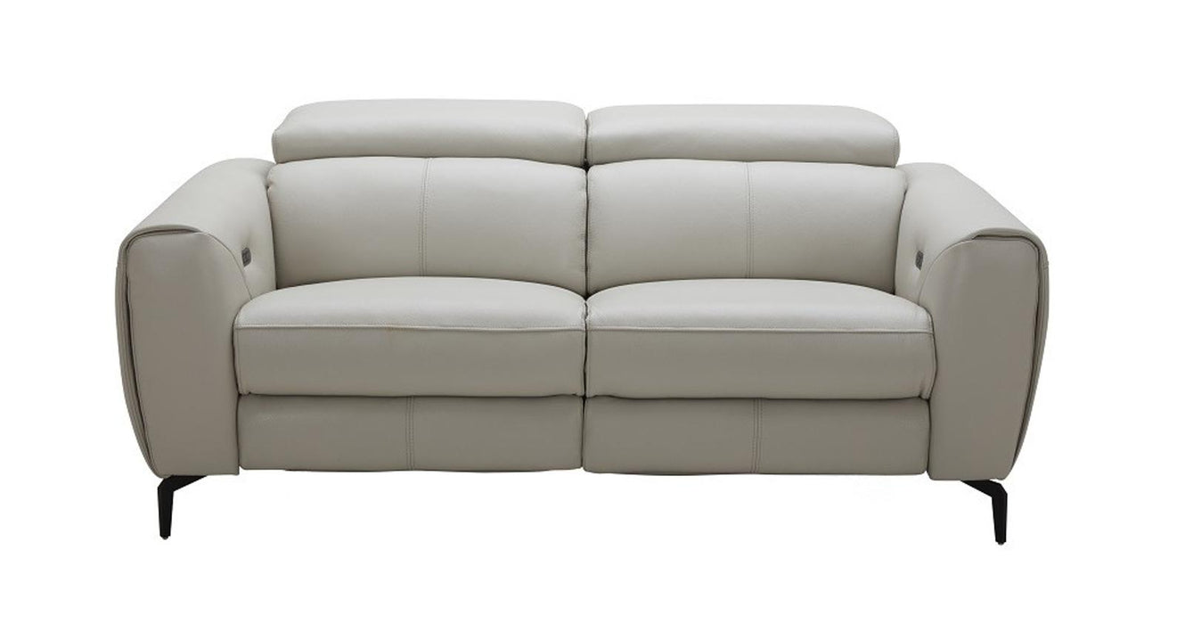 J&M Furniture Lorenzo Loveseat in Light Grey image