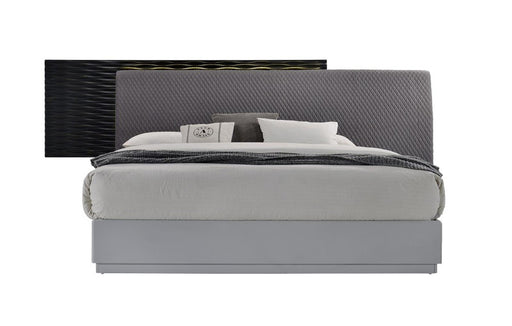 J&M Furniture Tribeca King Panel Bed in Black image