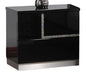 J&M Lucca Left Facing Nightstand in Black Lacquer image