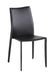 J&M Modern Dining Leather Chair in Black (Set of 4) image