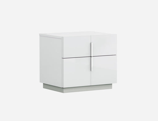 J&M Oslo 2 Drawer Nightstand in White image