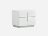 J&M Oslo 2 Drawer Nightstand in White image