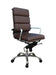 J&M Plush Brown High Back Office Chair image