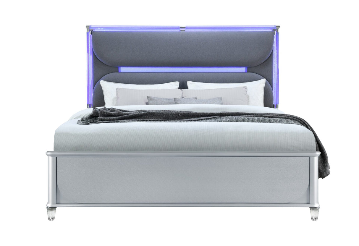 Lando Silver Bed