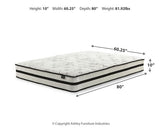 Chime 10 Inch Hybrid 10 Inch Mattress and Pillow