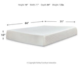 10 Inch Chime Memory Foam Mattress Set