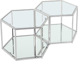 Sei Chrome Coffee Table