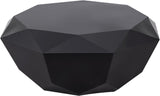 Gemma Matte Black Coffee Table